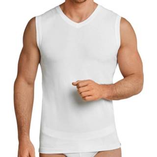 👉 Tanktop s male wit adult Schiesser Long Life Cotton - 4007063891114
