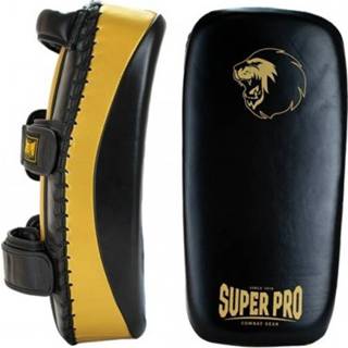 👉 Zwart goud active Super Pro Combat Gear Lederen Thaipads - / 8720574150629