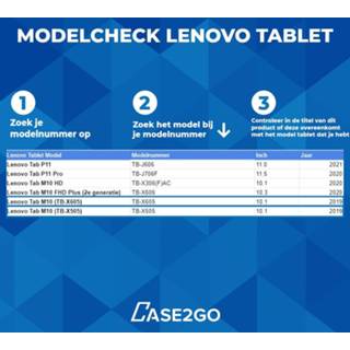 👉 Goud active Case2go - Hoes voor de Lenovo Tab M10 Tri-Fold Book Case (TB-X605&TB-X505) Rosé 8719793026501