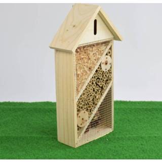 👉 Insectenhotel One Size bruin Orange85 - 36x20x8,5 cm Huis met Haak 8720289416904