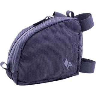 👉 Fietstas blauw zwart grijs Acepac - Tube Bag Rahmentasche maat 0,7 l, blauw/zwart/grijs 8596253144001