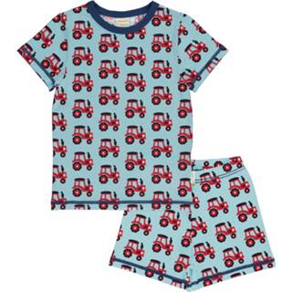 👉 Pyjama zwart Maxomorra korte broek Tractor 7314500324973