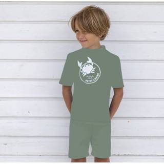 👉 Petit Crabe Zwemshirt UV 50+ Milou Army