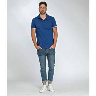 👉 Poloshirt blauw l meerkleurig mannen in de kleuren van Italie voor heren 8718758392248