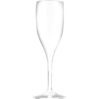 👉 Champagneglas wit kunststof transparant Champagneglazen/prosecco Flutes 150 Ml Van Onbreekbaar - Champagneflutes Champagneglazen 8720276622387