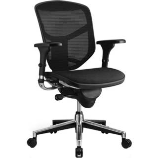 👉 Bureaustoel zwart Comfort Enjoy Classic (Zonder Hoofdsteun) - Mesh Zitting 5060545410363