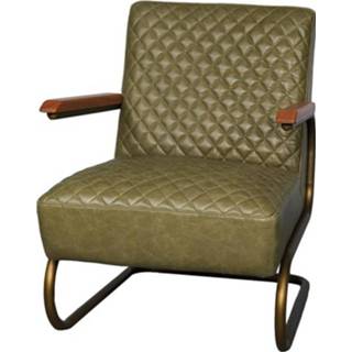👉 Armstoel donkergroen groen Lifestyle Home Collection - Edward Swing Armchair Green 8718902960668