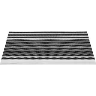 👉 Deurmat zwart Hamat Topline buiten - Black 50 x 80 cm 8712088324009