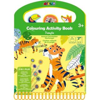 👉 Kleurboek papier multikleur Avenir Magisch Jungle Junior 20 Pagina's 6920773317416