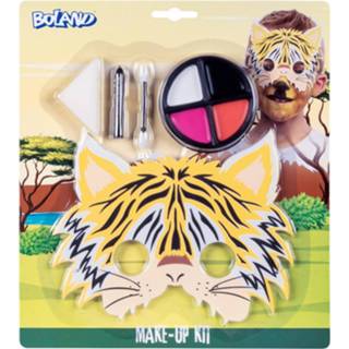 👉 Geel karton Boland Make-up Kit Tijgertje Junior 4-delig 8712026451095