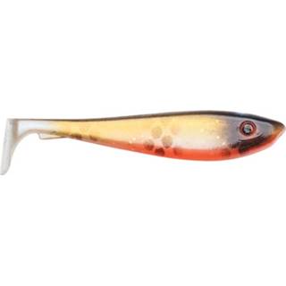 👉 Rubber wit oranje Abu Garcia Svartzonker Mc Shad - 9cm Tigergösen/Walleye 8 Stuks 6430055944525