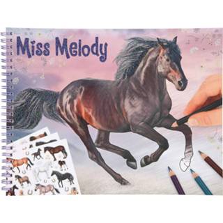 👉 Kleurboek papier meisjes Depesche Miss Melody 28 X 21,5 Cm 4010070575939