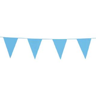 👉 Vlaggenlijn blauw polyethyleen Globos Nordic 10 Meter Polyetheen Lichtblauw 5712735009252