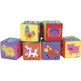 👉 Kunststof multikleur Jumbo Blokkenset Dieren Junior 6-delig 8710126198117