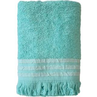 Gastendoekje katoen blauw Siretessile Gastendoek Sirtaki 30 X 50 Cm Aqua 8720585056057