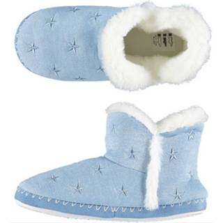 👉 Blauw textiel vrouwen Apollo Sloffen Sterren Dames Lichtblauw Maat 37-38 8719817835997