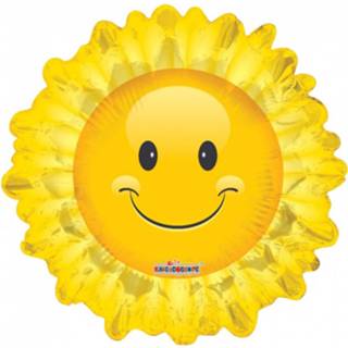 👉 Folieballon geel Globos Sunflower Junior 71 Cm 681070190763