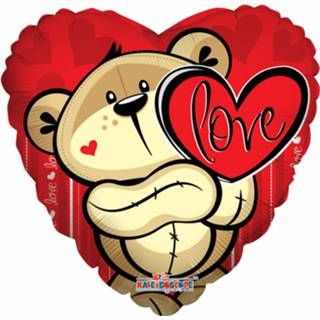 👉 Folieballon rood bruin Globos Love Beer 46 Cm Rood/bruin 681070195553