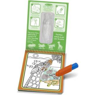 👉 Kleurboek One Size GeenKleur Melissa & Doug Water Wow! Herbruikbaar Safari 772094412