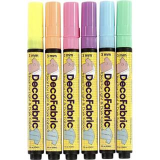 👉 Stift active Neon stiften voor kleding 6 stuks