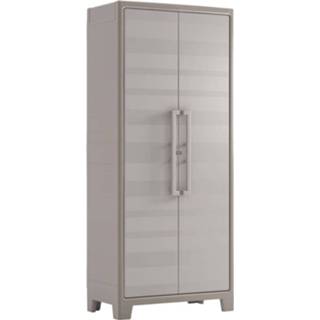 👉 Opbergkast beige bruin Keter Met Schappen Gulliver 182 Cm En 8013183116088