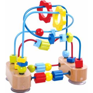 👉 Hout multikleur Tooky Toy Kralendoolhof Junior 21,5 X 13 Cm 6970090043888
