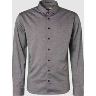 👉 Overhemd grijs zwart No Excess Stretch (97450867SN - 020 Black) 8720151124432