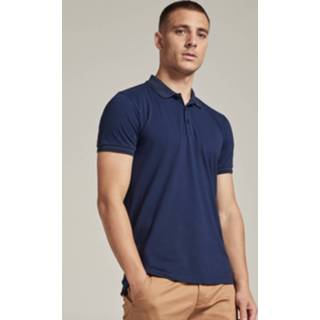 👉 Dstrezzed Polo Korte Mouw Navy Blauw (202646 - 669)