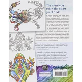 👉 Kleurboek One Size GeenKleur Don Stewart Collage Quirky Collages voor Volwassenen 9781497205055