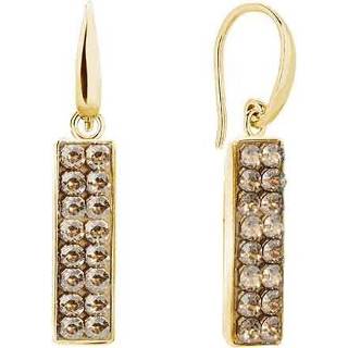 👉 Oorhanger goudkleurige active Spark Glow Vergulde Oorhangers met Glaskristallen