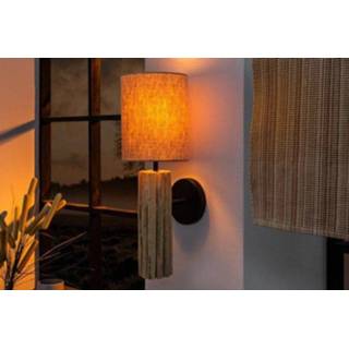 👉 Wand lamp Wandlamp Euphoria II Drijfhout 17cm - 39246 4250243585048