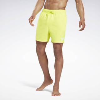 👉 Zwemshort s mannen geel Reebok Yale