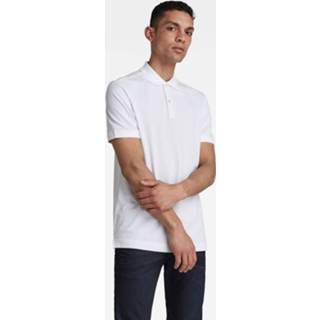 👉 Wit s male G-Star D11595 5864 dunda slim fit polo 110 white -