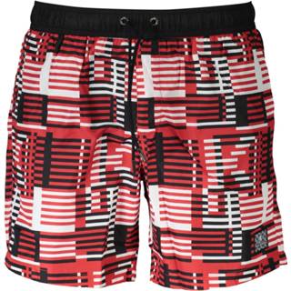 👉 Zwembroek polyester m mannen male rood Karl Lagerfeld Kl20mbm11 8059395455911 8059395455904