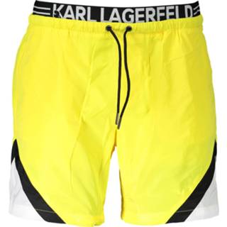 👉 Zwembroek polyester s mannen male geel Karl Lagerfeld Kl20mbm05 8059395454402 8059395454419
