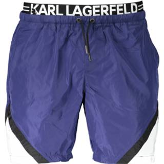 👉 Zwembroek polyester l mannen male blauw Karl Lagerfeld Kl20mbm05 8059395454525 8059395454501 8059395454518