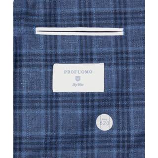 👉 Profuomo Colbert Checked Blauw (PPRP1C0023)