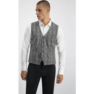 👉 Gilet grijs s GeenKleur Dstrezzed Piede De Poule (121071 - 830) 8718895226550