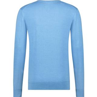 👉 Pullover blauw s Haze&Finn V-hals (MC15-0220 - AzureBlue) 5400844100426