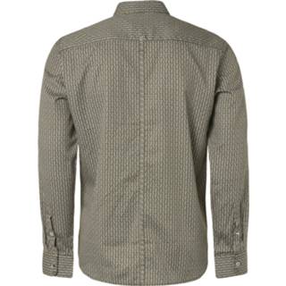 👉 No Excess Overhemd Print Moss Groen (94481121 - 152)