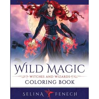 👉 Engels Wild Magic - Witches and Wizards Coloring Book 9781922390356