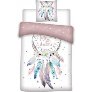 👉 Dekbedovertrek wit katoen One Size TOM dromenvanger junior 140 x 200 cm 5407007980871