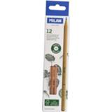 👉 Bruin fsc hout One Size GeenKleur Milan grafietpotloden HB 17,5 x 0,7 cm 12 stuks 8411574087687