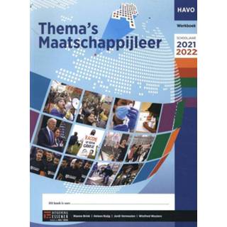 👉 Werkboek Thema's Maatschappijleer Havo 2021-2022 9789086744459