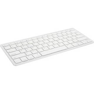👉 Toetsenbord wit zilver One Size no color Ewent EW3162 Bluetooth, Qwertzu, met 8054392610172