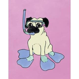 👉 Schrift One Size Color-GeenKleur Pug Life A5 lijn 60 grams 8712127068758