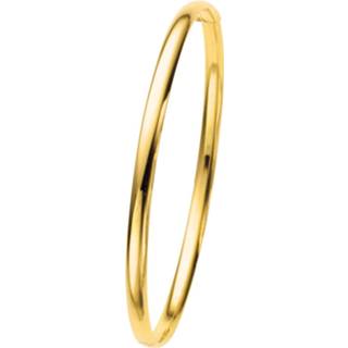 👉 Bangle armband goud 14 karaat geelgouden holle 8717637445686