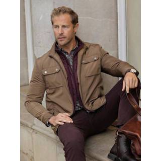 👉 Kunstvezels effen mannen onderhoudsarm materiaal bruin Jas BABISTA Aarde 4055704517329 4055704517336