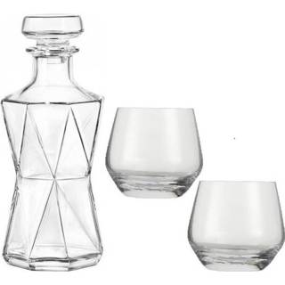 👉 Karaf kristalglas look whisky 850 ml incl. 2x whiskyglazen