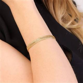 👉 Armband Color-Geel 9 Karaat spiga 8717637992531